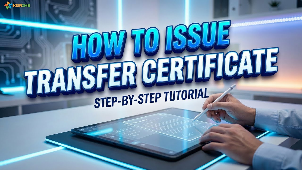 How to Issue a Transfer Certificate (TC) in KGRIMS – Step-by-Step Guide